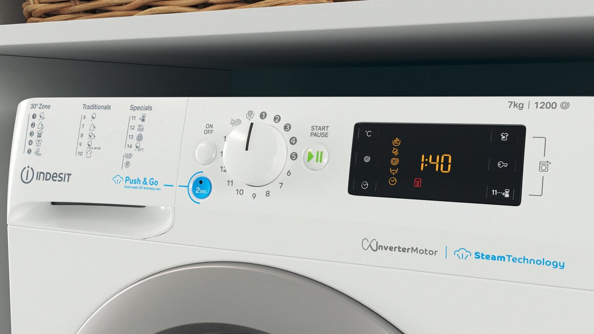 Pesukone Indesit BWSE71295XWSVEU hinta ja tiedot | Pyykinpesukoneet | hobbyhall.fi