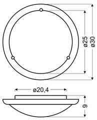 Candellux kattovalaisin Plafon30 hinta ja tiedot | Kattovalaisimet | hobbyhall.fi