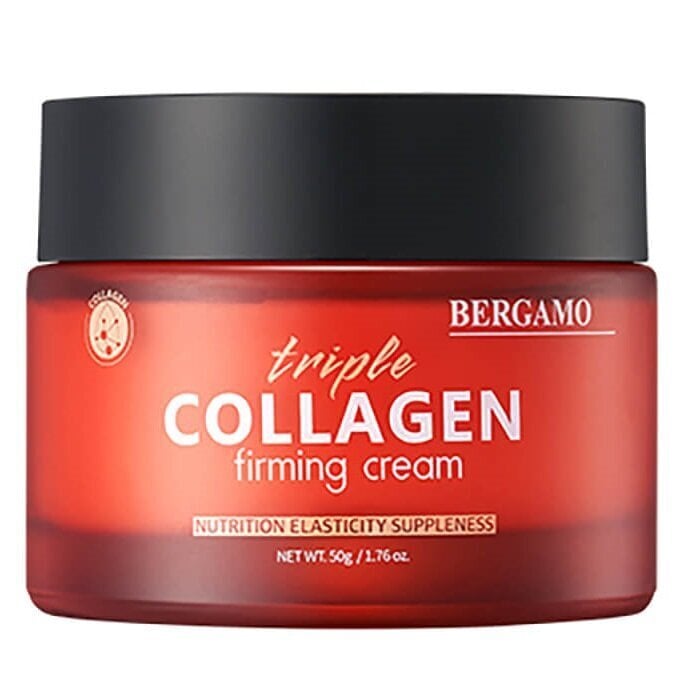 Kiinteyttävä kasvovoide Bergamo Triple Collagen Firming, 50 g. hinta ja tiedot | Kasvovoiteet | hobbyhall.fi