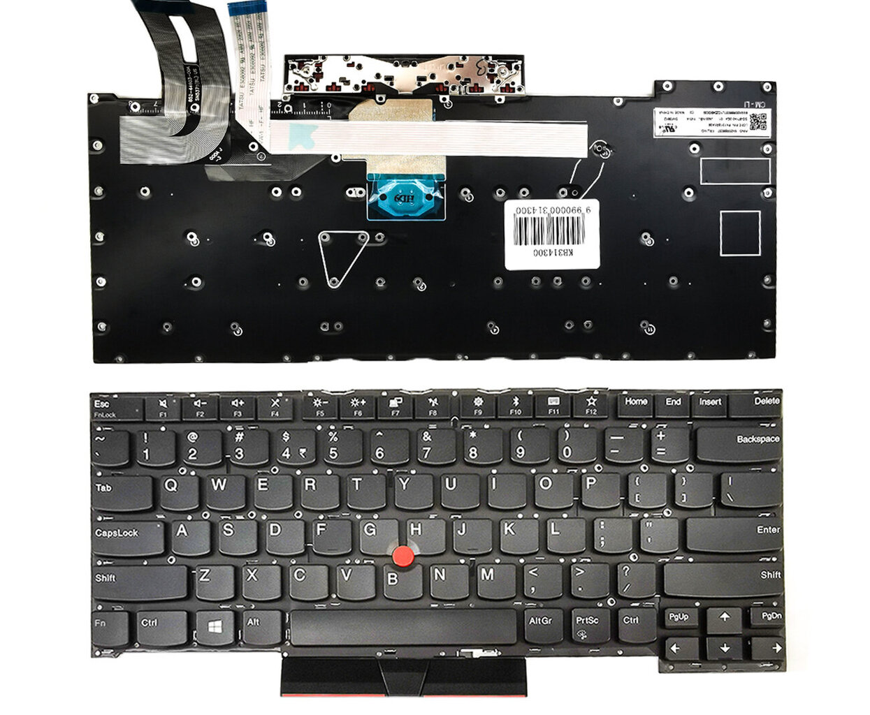 Kannettavan tietokoneen näppäimistö Lenovo ThinkPad T490s, T495s hinta ja tiedot | Komponenttien lisätarvikkeet | hobbyhall.fi