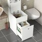 Kylpyhuonekaappi Kalune Design Nessa, valkoinen hinta ja tiedot | Kylpyhuonekaapit | hobbyhall.fi