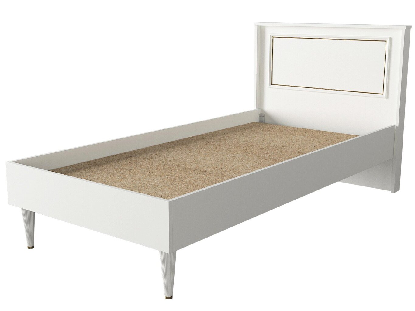 Sänky Kalune Design Ravenna, 90x190 cm, valkoinen hinta ja tiedot | Sängyt | hobbyhall.fi