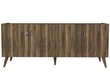 Senkki Kalune Design Wood, ruskea/harmaa hinta ja tiedot | Lipastot | hobbyhall.fi
