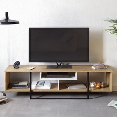 TV-taso Kalune Design Asal 150 cm, tammi/musta hinta ja tiedot | TV-tasot | hobbyhall.fi