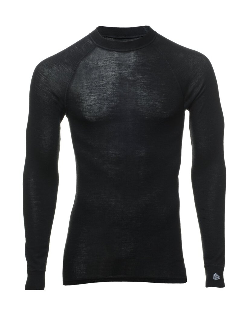 Lämpöpaita miehille Thermowave Merino Warm, musta hinta ja tiedot | Miesten kerrastot | hobbyhall.fi