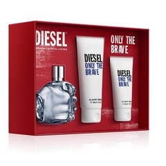 Diesel Only the Brave lahjasetti miehille: hajuvesi Edt, 75ml + suihkugeeli, 100ml + suihkugeeli, 50ml hinta ja tiedot | Diesel Vartalonhoito | hobbyhall.fi
