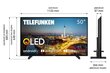 QLED UHD ANDROID 11 DOLBY TV TELEFUNKEN 50QAG9030 hinta ja tiedot | Televisiot | hobbyhall.fi