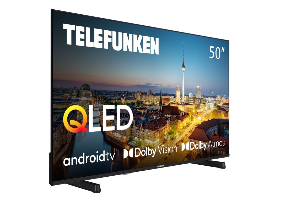 QLED UHD ANDROID 11 DOLBY TV TELEFUNKEN 50QAG9030 hinta ja tiedot | Televisiot | hobbyhall.fi