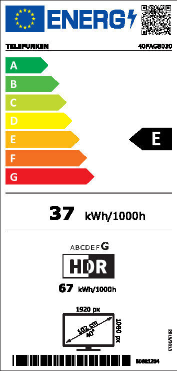 FHD ANDROID TV TELEFUNKEN 40FAG8030 hinta ja tiedot | Televisiot | hobbyhall.fi