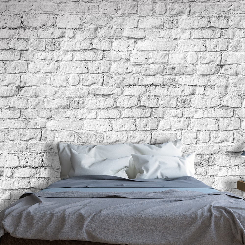 Valokuvatapetti - White brick 200x140 cm hinta ja tiedot | Valokuvatapetit | hobbyhall.fi