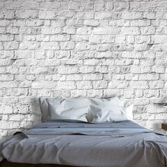 Valokuvatapetti - White brick 100x70 cm hinta ja tiedot | Valokuvatapetit | hobbyhall.fi