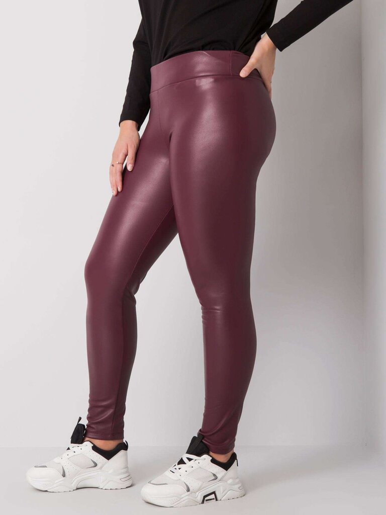 Naisten Burgundy Leggingsit hinta ja tiedot | Naisten vapaa-ajan housut | hobbyhall.fi