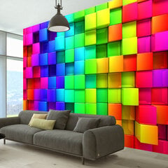 Valokuvatapetti - Colourful Cubes 250x175 cm hinta ja tiedot | Valokuvatapetit | hobbyhall.fi