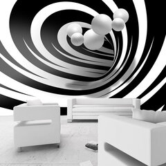 Valokuvatapetti - Twisted In Black & White 300x210 cm hinta ja tiedot | Valokuvatapetit | hobbyhall.fi