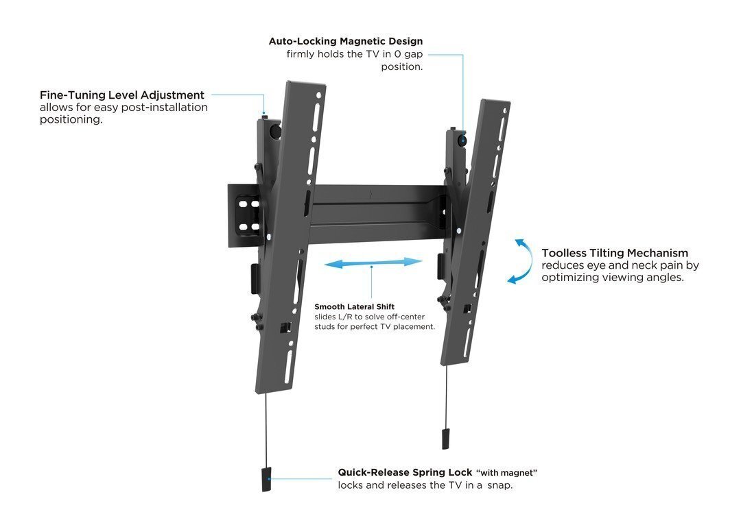 Multibrackets MB-5532 32-55" hinta ja tiedot | TV-seinätelineet | hobbyhall.fi