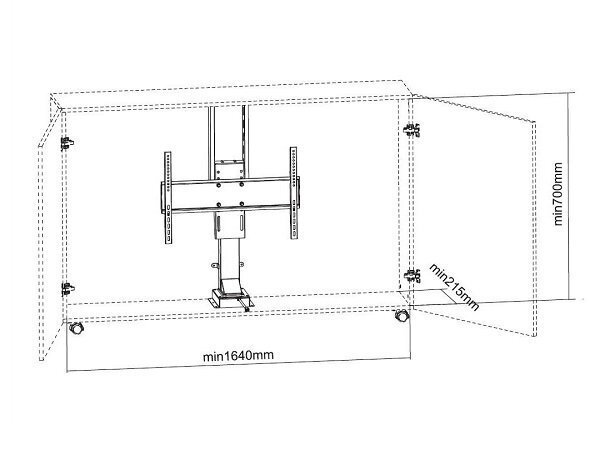 Multibrackets MB-5969 37-65" hinta ja tiedot | TV-seinätelineet | hobbyhall.fi