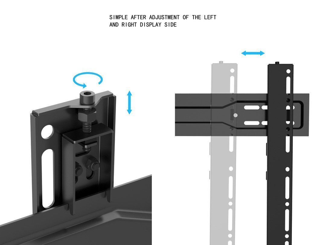 Multibrackets MB-5563 55-100" hinta ja tiedot | TV-seinätelineet | hobbyhall.fi