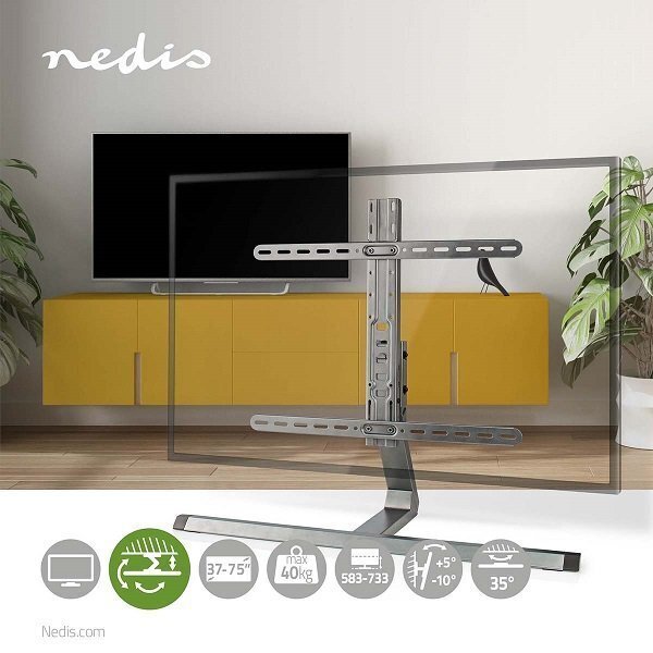 Nedis TVSM5120GY 37-75" hinta ja tiedot | TV-seinätelineet | hobbyhall.fi