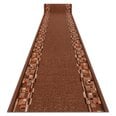 Kumipohjainen matto BOMBAY ruskea 67cm