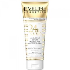 Anti-selluliittivoide kultahiukkasilla Eveline 24k Gold 250 ml hinta ja tiedot | Selluliittia ehkäisevät tuotteet | hobbyhall.fi