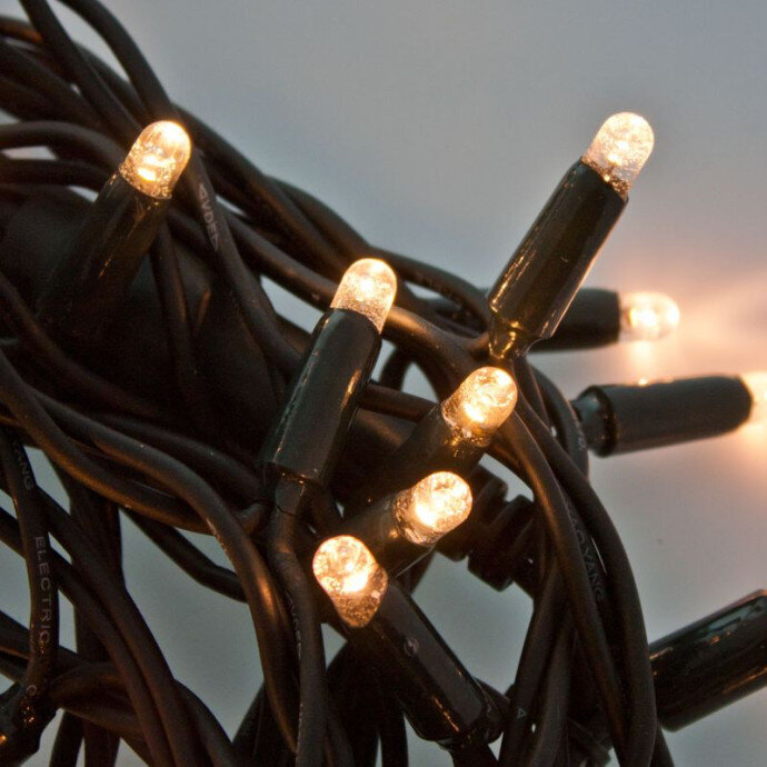 Lauko ir vidaus girlianda (LED lemputės) 20 m PROLED juoda hinta ja tiedot | Jouluvalot | hobbyhall.fi