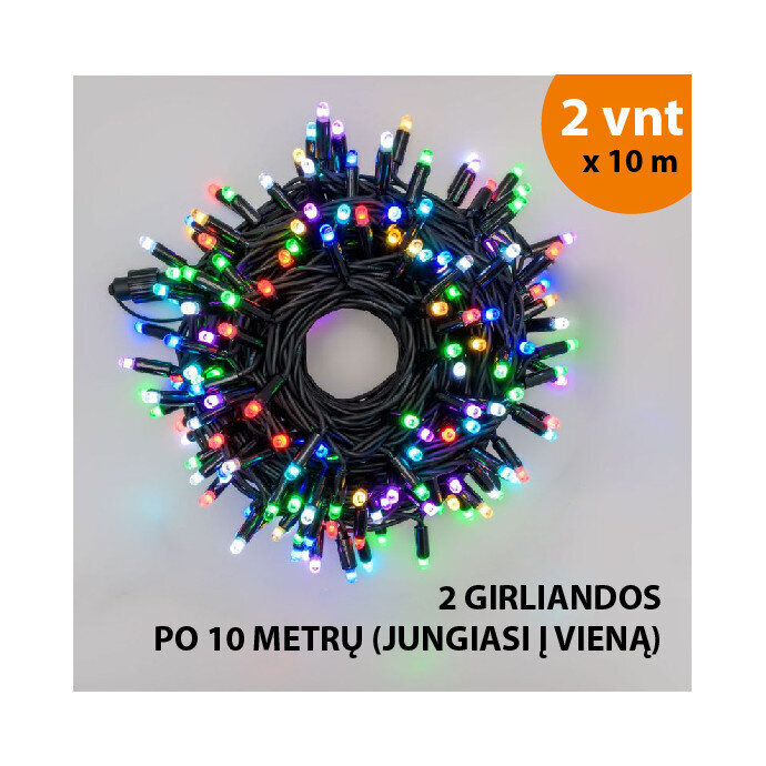 Lauko ir vidaus girlianda (LED lemputės) 20 m PROLED RGB hinta ja tiedot | Jouluvalot | hobbyhall.fi