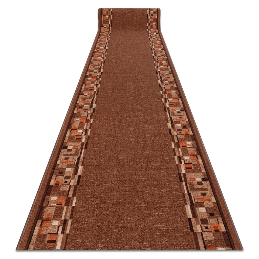 Kumipohjainen matto BOMBAY ruskea 80cm hinta ja tiedot | Isot matot | hobbyhall.fi