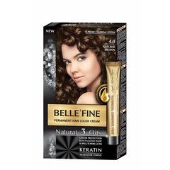 Pysyvä väriaine Belle´Fine Nº 4.0 Ruskea (30 ml) hinta ja tiedot | Hiusvärit | hobbyhall.fi