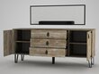 Sivupöytä ja peili Kalune Design Costa Aynali Console, beige hinta ja tiedot | Lipastot | hobbyhall.fi