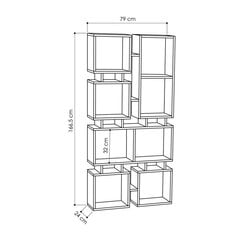 Hylly Kalune Design Rail No.1, valkoinen hinta ja tiedot | Hyllyt | hobbyhall.fi