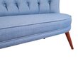 Sohva Artie Richland Loveseat, vaaleansininen hinta ja tiedot | Sohvat ja vuodesohvat | hobbyhall.fi