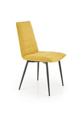 4 tuolin setti Halmar K493, keltainen hinta ja tiedot | Ruokapöydän tuolit | hobbyhall.fi