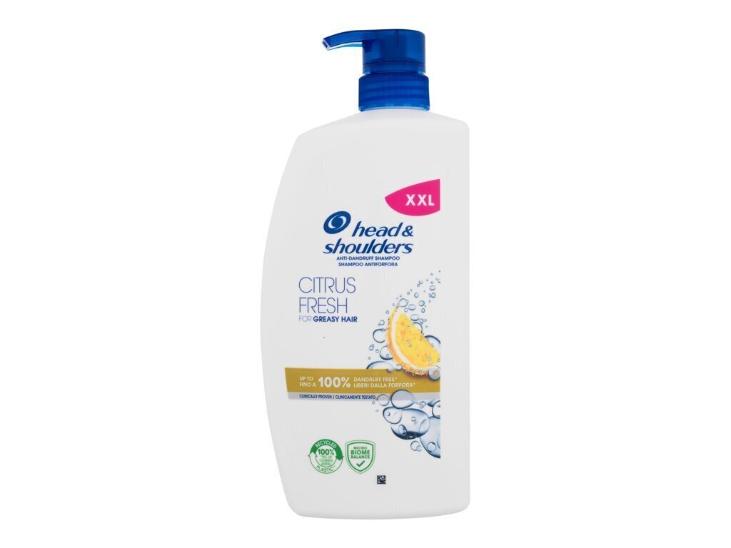 Hilseshampoo Head & Shoulders Citrus Fresh, 900 ml hinta ja tiedot | Shampoot | hobbyhall.fi