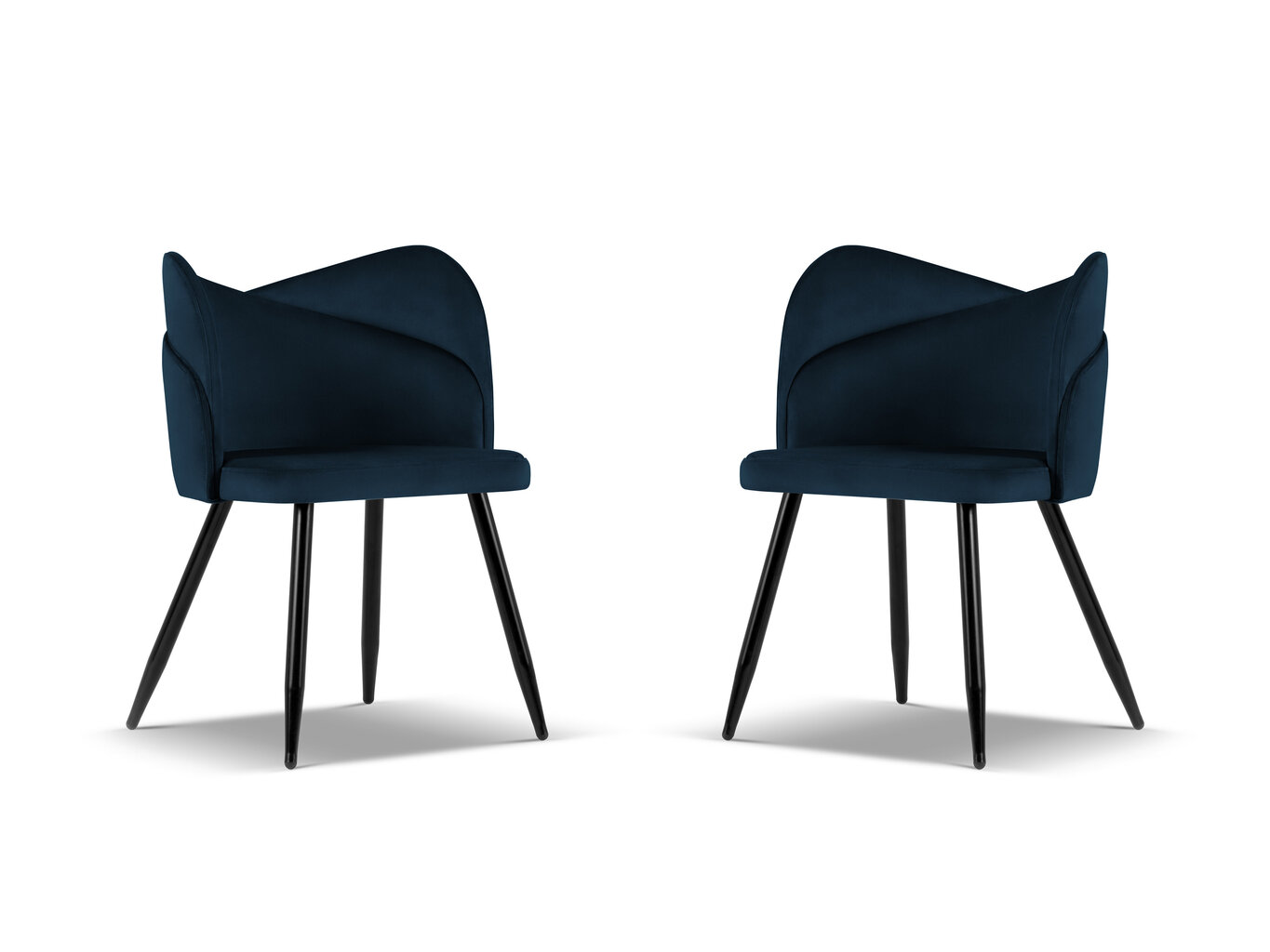 Tuoliryhmä Cosmopolitan Design Santana, sininen, 2 tuolia hinta ja tiedot | Ruokapöydän tuolit | hobbyhall.fi