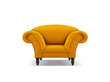 Nojatuoli Windsor & Co. Juno, koko 132x96x91 cm, keltainen/musta hinta ja tiedot | Nojatuolit | hobbyhall.fi