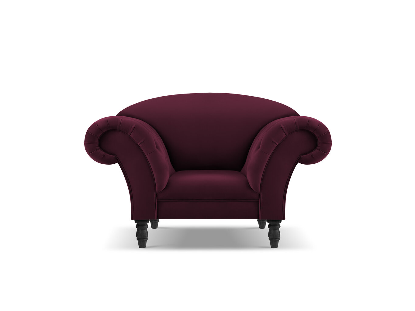 Nojatuoli Windsor & Co. Juno, koko 132x96x91 cm, punainen/musta hinta ja tiedot | Nojatuolit | hobbyhall.fi