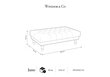 Rahi Windsor & Co. Juno, koko 126x75x42 cm, beige/musta hinta ja tiedot | Säkkituolit, rahit ja penkit | hobbyhall.fi