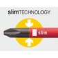 Ruuvimeisseli sähköasentajille ohuilla kärjillä kahvassa WIHA LiftUp slimBits (6 kpl) (pakattu läpipainopakkaukseen) hinta ja tiedot | Käsityökalut | hobbyhall.fi