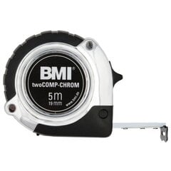 Mittanauha BMI twocomp Chrom (5 m), SB paketti hinta ja tiedot | Käsityökalut | hobbyhall.fi