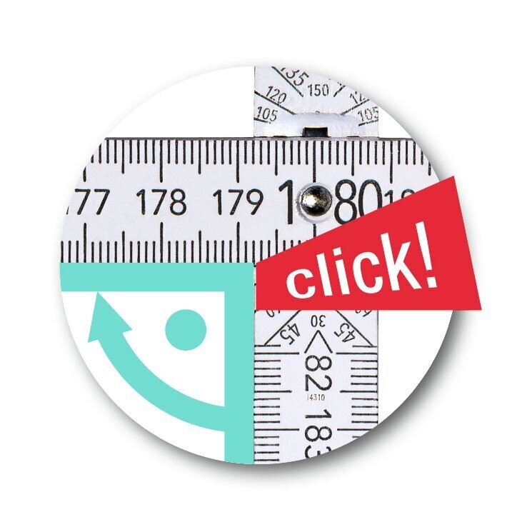 Puinen taitettava viivain BMI astelevyllä, 2 m hinta ja tiedot | Käsityökalut | hobbyhall.fi
