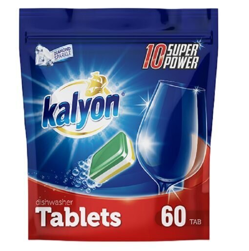 KALYON 10 Super Power tabletit astianpesukoneeseen, 60 kpl hinta ja tiedot | Astianpesuaineet | hobbyhall.fi