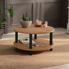 Sohvapöytä Asir, 70x43,7cm, ruskeaa ja mustaa hinta ja tiedot | Sohvapöydät | hobbyhall.fi