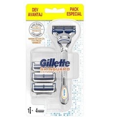 Gillette Skinguard Sensitive partakone + 3 ajopäätä hinta ja tiedot | Parranajo ja karvanpoisto | hobbyhall.fi