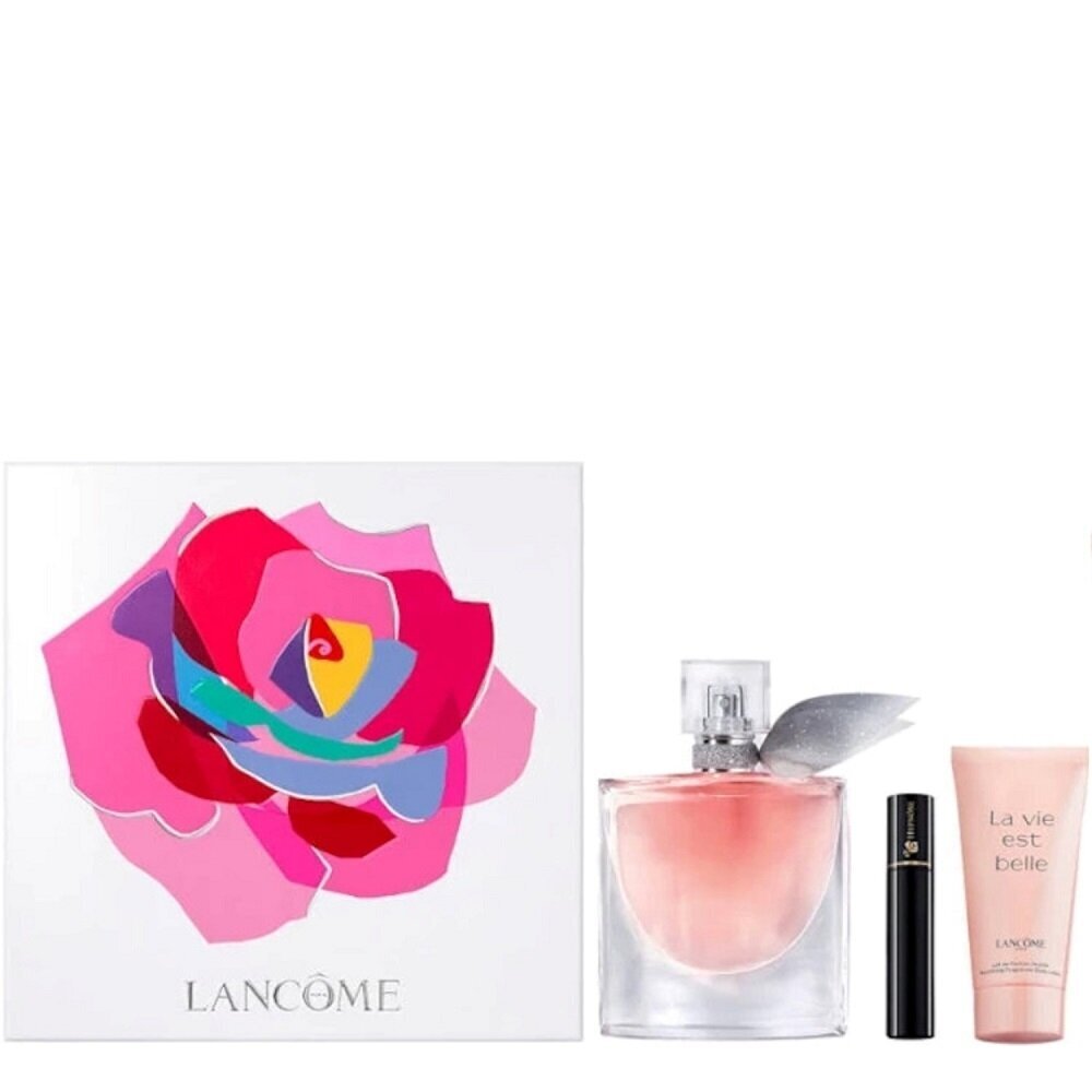 Setti Lancome La Vie Est Belle naisille: parfum EDP, 50 ml + vartalovoide, 50 ml + ripsiväri, 2 ml hinta ja tiedot | Naisten hajuvedet | hobbyhall.fi