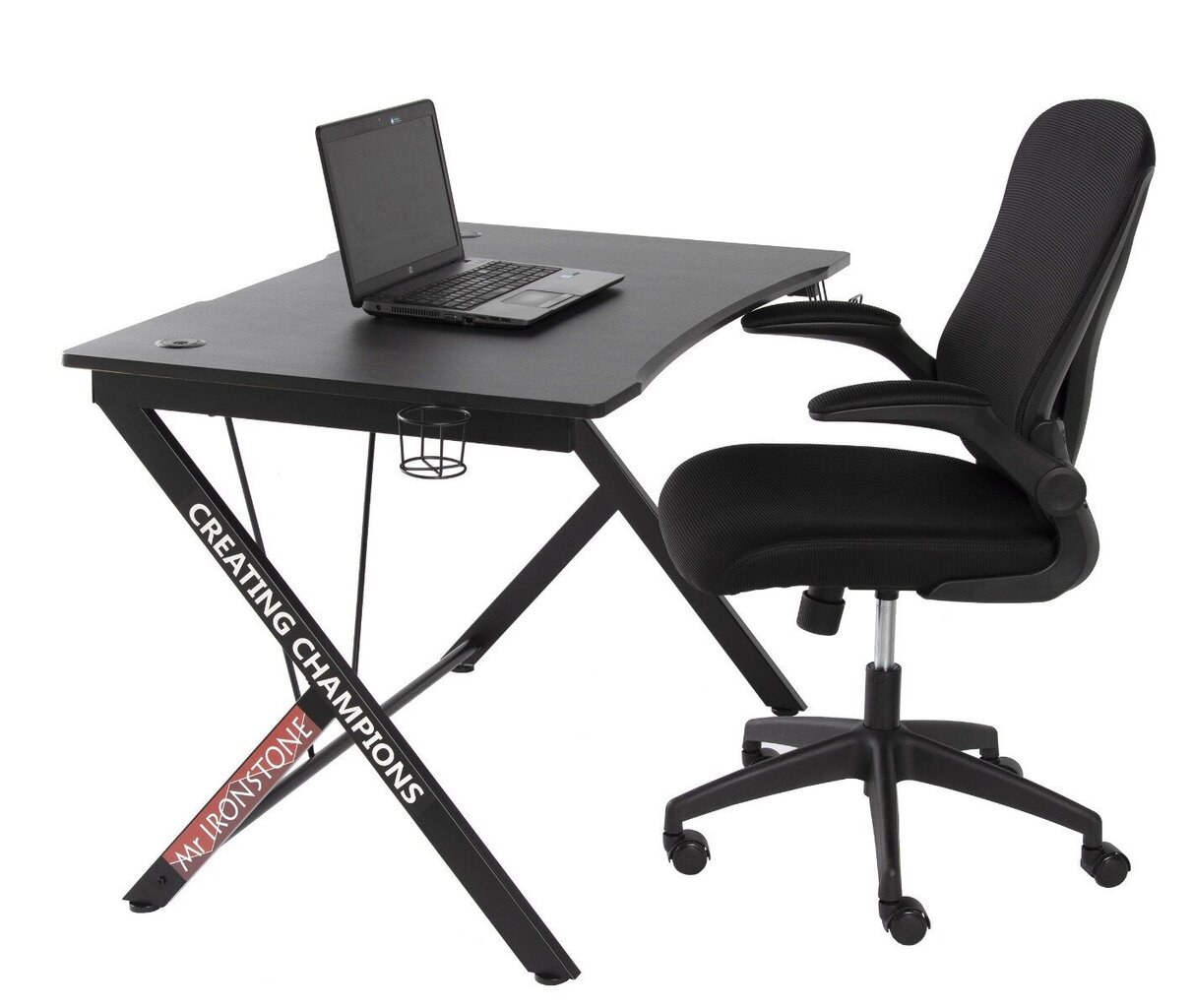 Pelipöytä, 115x74x76, musta hinta ja tiedot | Tietokonepöydät ja työpöydät | hobbyhall.fi