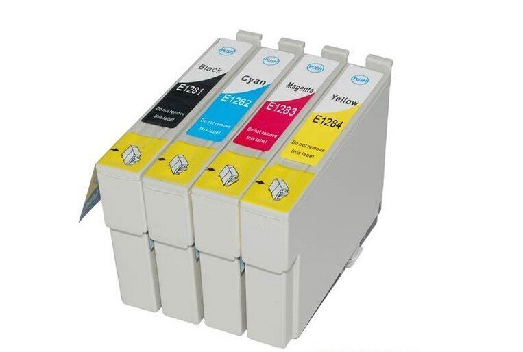 Tarvikevärikasetti set Epson T1285 Cmyk hinta ja tiedot | Mustekasetit | hobbyhall.fi