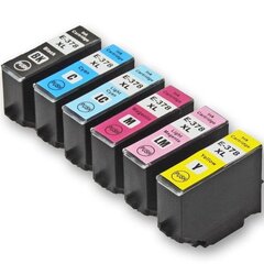 Tarvikevärikasetti set Epson 378Xl / T3781- T3786 6-Pack High Cmyk hinta ja tiedot | Mustekasetit | hobbyhall.fi