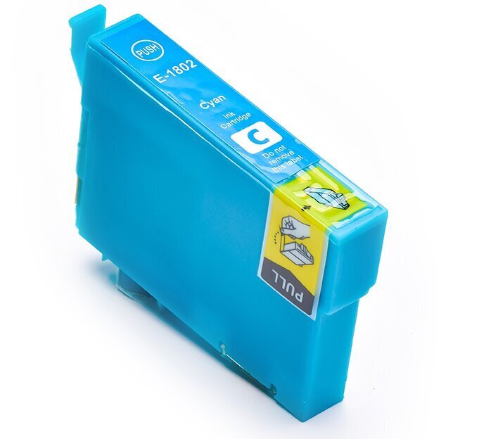 Tarvikevärikasetti Epson 18 T1802 Cyan hinta ja tiedot | Mustekasetit | hobbyhall.fi