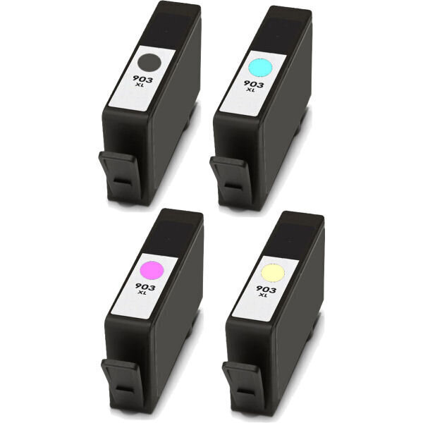 Tarvikevärikasetti set Hp 903Xl Cmyk hinta ja tiedot | Mustekasetit | hobbyhall.fi