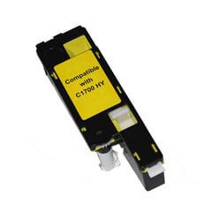 Tarvikevärikasetti Epson C1700 / S050611 Yellow hinta ja tiedot | Laserkasetit | hobbyhall.fi